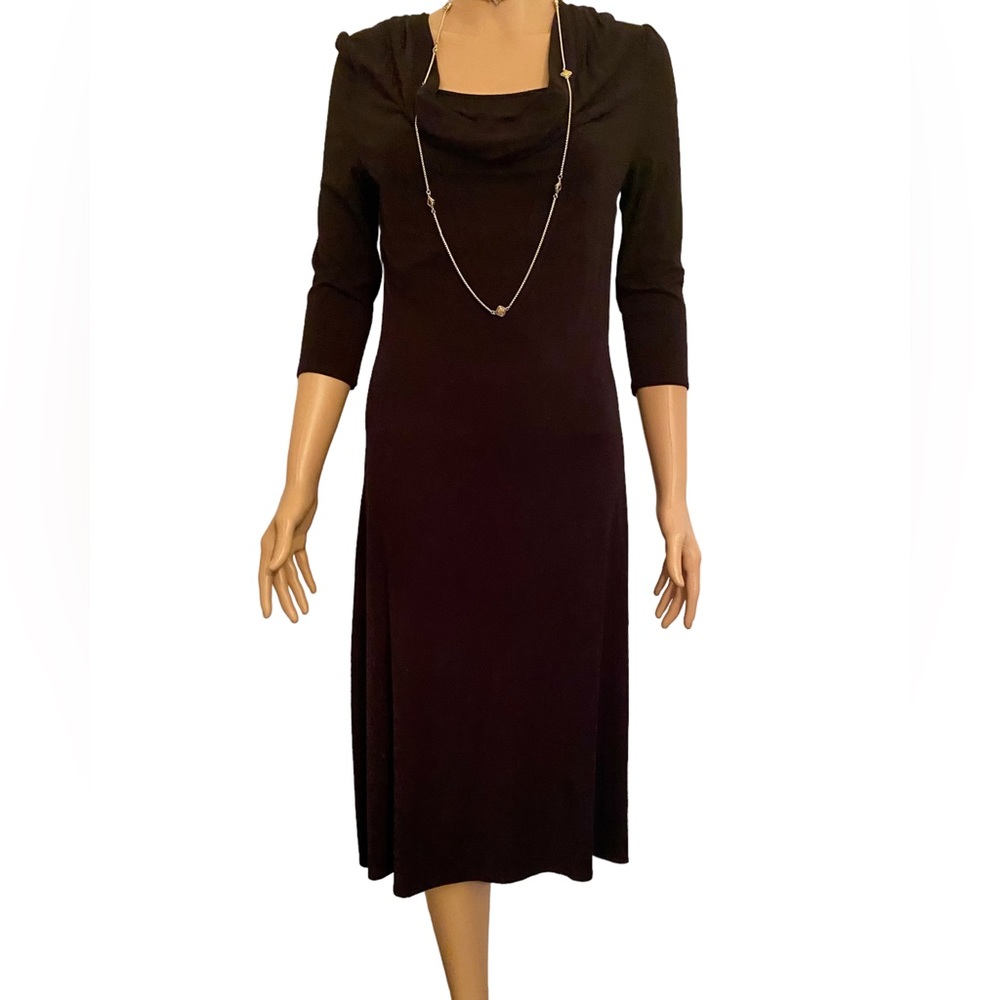 Midi black dress